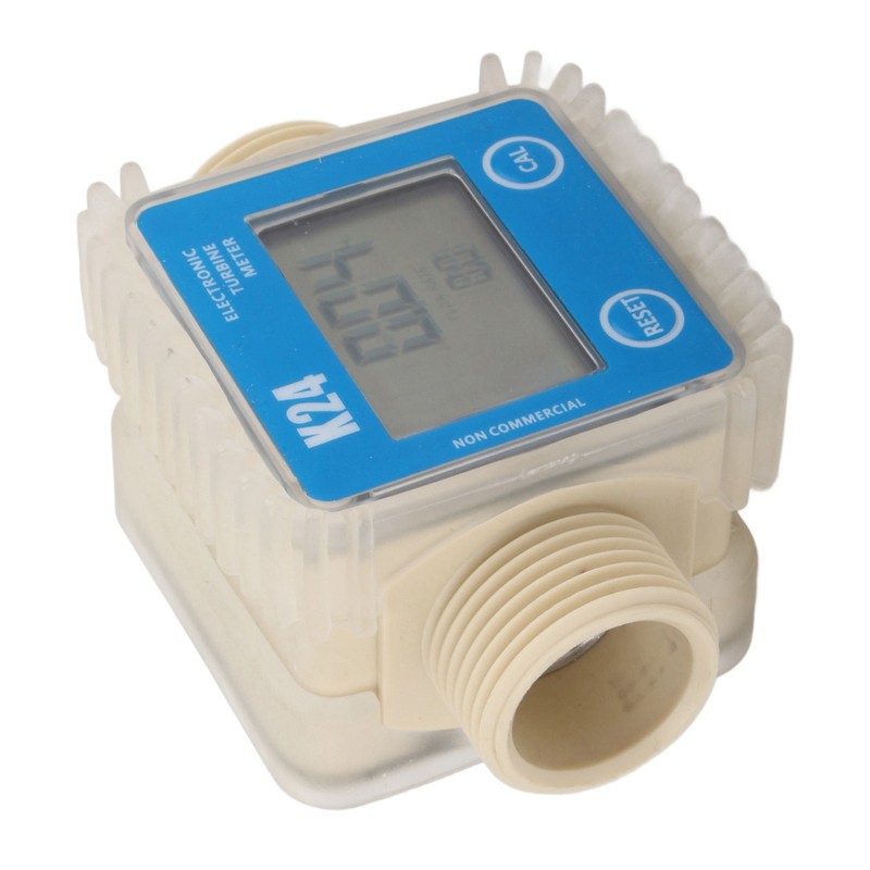K24 LCD Turbine Digital Diesel Fuel Flow Meter Widely Used