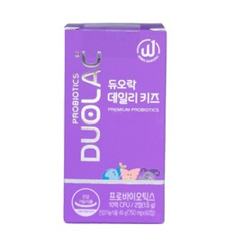 duorock Duolac Daily Kids Probiotics 750mg x 60 tablets / 듀오락 데일리 키즈 프로바이오틱스 750mg x 60정