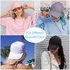 sourcing map 10 Pairs Snapback Strap Cover, 7 Holes Plastic