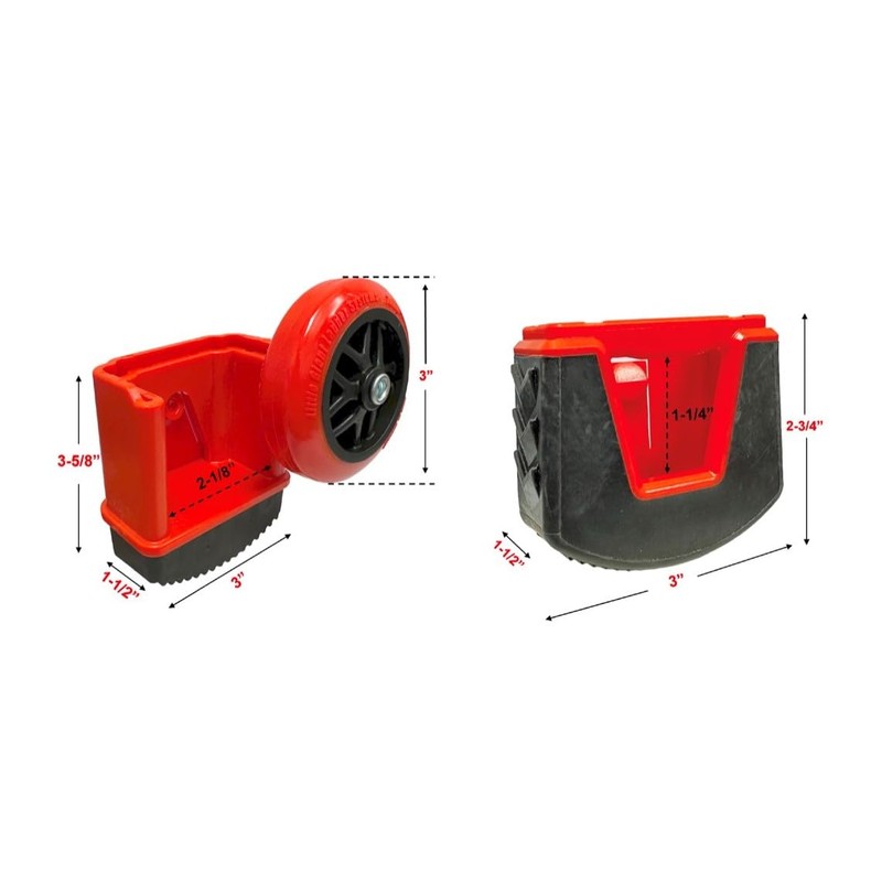 Snap-On Foot Replacement Kit, Wheeled by Little Giant Ladder Systems