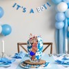 Blue African American Baby Boy Cutouts – Gold Red Crown