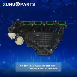 XUNUOPARTS 2.3L Intake Manifold Compatible with Ford Fusion 2006-2009 Mercury Milan 2006-2009 Replace# 3S4Z9424AM 3S4Z-9424-AM