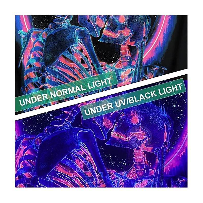 Blacklight Tree of Life Tapestry - UV Reactive Spiritual Life