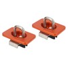 2pcs Stainless Steel Bull Ring Truck Bed Side Tie Down