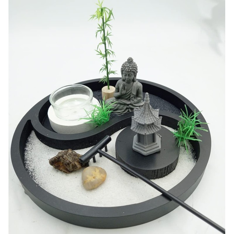 Inspirational Gifting Buddha Garden Kit - 20cm diameter Japanese Buddha