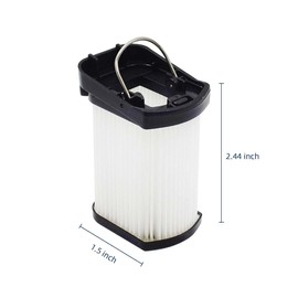 XFFWV400 Hepa Replacement Filter Compatible with Shark Wandvac Power Pet Cordless Handheld Vacuum Models WV401BL WV401PK WV403BR WV410PR WV410BL Part # XFFWV400, 3 Pack