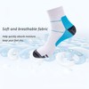 ISUNIE Winter Basic Low Cut Running Socks,Soft Breathable Simple Plain