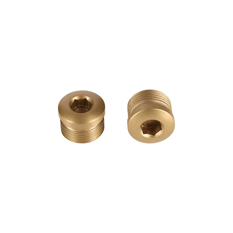 PrecisionGeek Aluminium MTB Road Bike Flat Pedal Dust Caps End