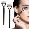 ZUJIACUN Eyelash Comb Lash Separator - Metal Teeth Mascara Brush