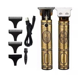 SHINON USB Hair Trimmer Cordless Barber Carving Clipper High Power Low Noise Stainless