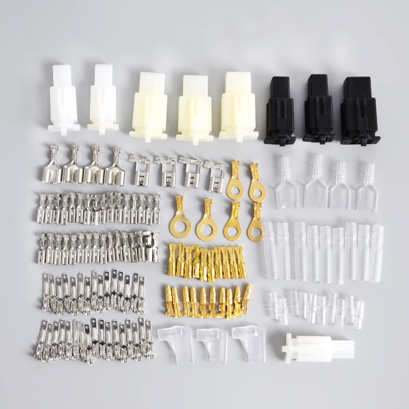CENPEK Universal Motorcycle Electrical Wiring Harness Repair Kit Loom Plugs