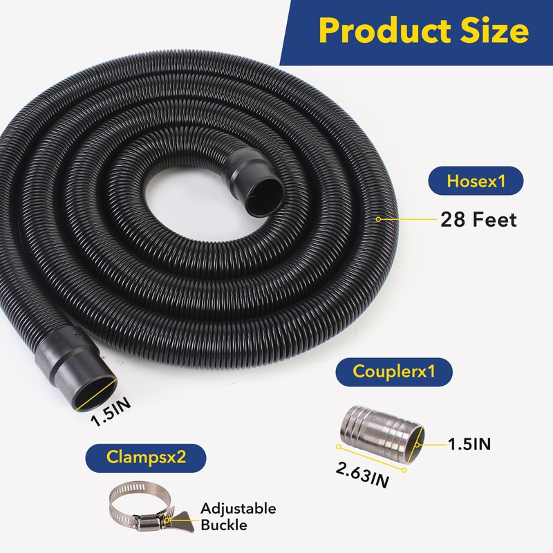 Extended 28-FT 97521rv sewer hose kit - Perfect Match for