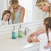 AmazerBath Soap Dispenser, 2 Pack Glass Soap Dispenser with Pump