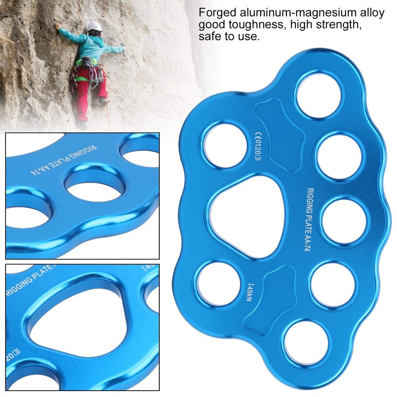 45KN Rigging Plate, Impact Resistant Professional Smooth Rigging Plate for