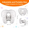 KAKIBLIN Banana Neck Pillow for Kids Neck Support Travel Pillow