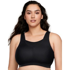 Glamorise Women's Plus Size Camisole - Sujetador deportivo, color Negro, 50F