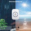 UnleashedRadiance Doorbell,Waterproof doorbell kit (one button + one receiver) for