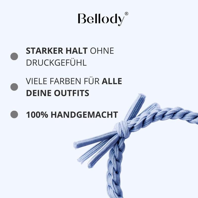Bellody® Original Hair Bobbles - Stylish Braided Hair Bobbles with
