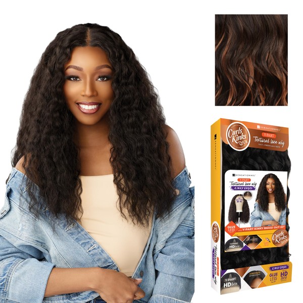 Sensationnel Curls Kinksandco Kinkyedges Wig - Kinky Braid Out 20