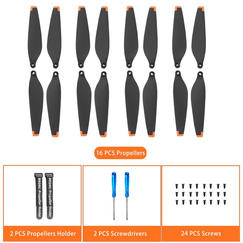 Pack of 8 Propellers for Mini 3, Slightly Quiet Stable