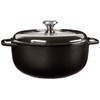 Lodge Manufacturing Company EC6D18 Enameled Dutch Oven, 6 qt, Midnight