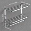 CAXIMSY 22.8Inch Towel Rack for Bathroom and Lavatory Towel Hanger