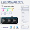 Mini 3-Key Copy Paste Programmable Keyboard Hotswappable Mechanical Switch