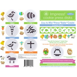 Easter 8 Disk Set for Cookie Presses