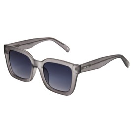 Nine West Women's Liora Sunglasses Rectangle, Grey, 51mm