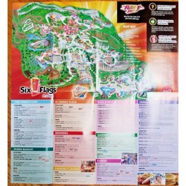 Park Map: Six Flags St. Louis 2012 - Eureka, MO
