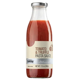 Sanremo Italian Tomato Truffle Pasta Sauce, Made with Real Fresh Ingredients, Extra Virgin Olive oil, and Produced in Italy, 17.6 ounces (Pack of 2)