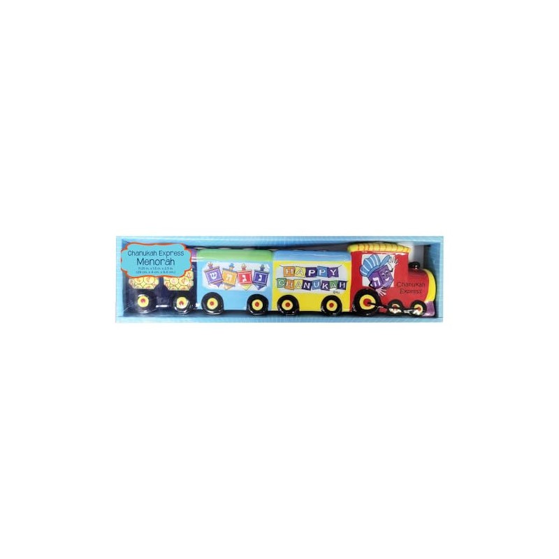 Rite Lite Ceramic Menorah, Multicolor, 11.5 x 1.25 x 2.75