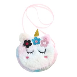 LAIXIABAO Kids One Shoulder Bag Cross Body Bag Cartoon Girls Handbag for Teenager Girls Women Kids