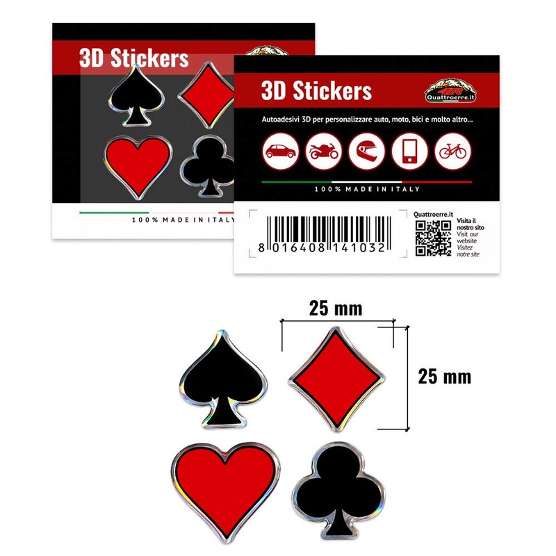 Quattroerre 14103 Sticker 3d Card