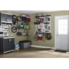 Rubbermaid FastTrack Rail Large Shelf Organization System, Holds up to
