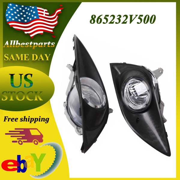AL NEW LH+RH Fog Lamp Light Set 865232V500 for Hyundai