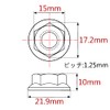 Ruifu 6pcs Titanium Alloy M10 x 1.0 1.25 1.5mm Hex