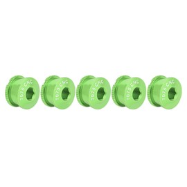 Bikes Road Bicycles Chainwheel Screws Bolts & Nut Parts for Single Dental Plate Green