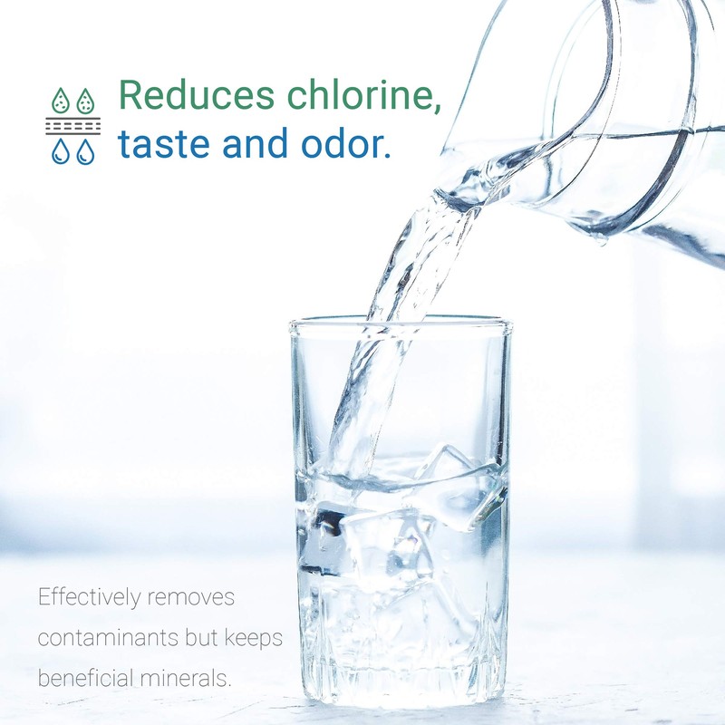 EcoAqua WF1CB Refrigerator water Filter, Replacement for WF1CB, WFCB®, RG100,