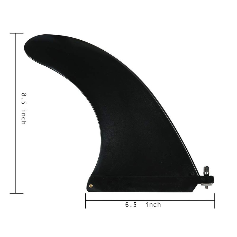 HEYTUR Surf & SUP Fin,Free No Tool Fin Screw,8" Center