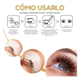 100 Parches Gel Contorno Cuidado Facial Extension Pestañas F                                                                                          