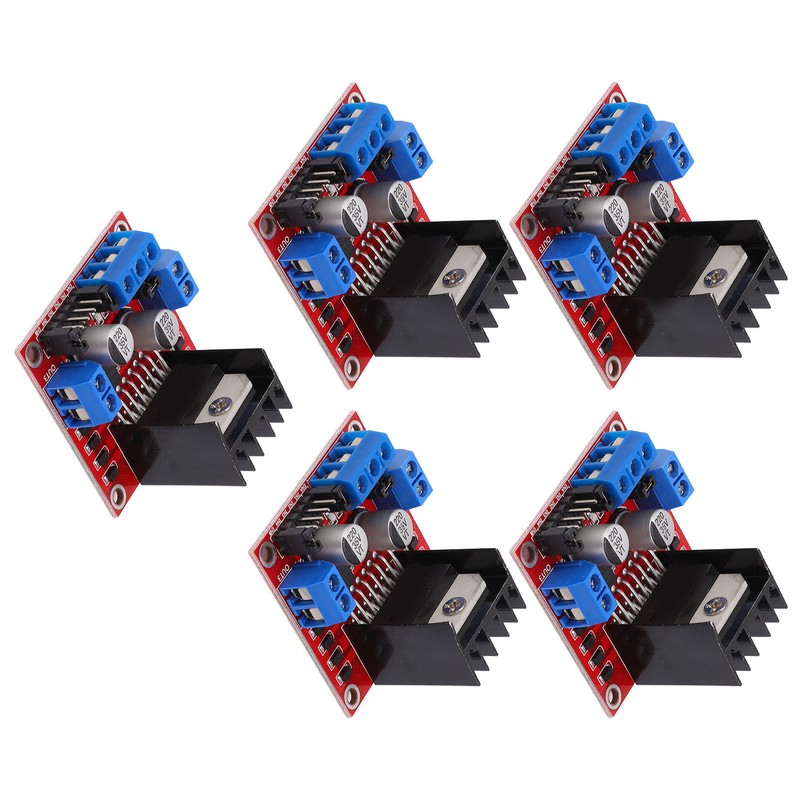 5Pcs Motor Driver Module Drive Controller Dual H Bridge Board