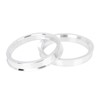 IGTOPS Pack of 4 Wheel Rims Centring Ring Car Aluminium