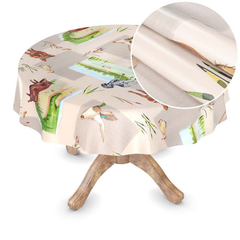 Oilcloth Tablecloth Washable Garden Tablecloth Oilcloth Square Round Oval Round