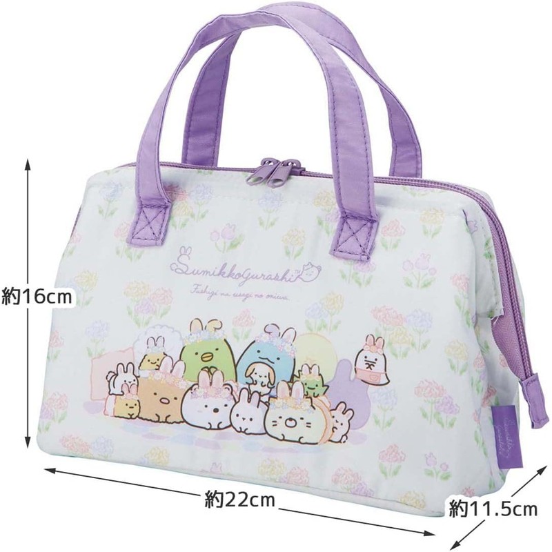 Skater KGA1-A Insulated Lunch Bag, Sumikko Gurashi, Rabbit Rice Bowl