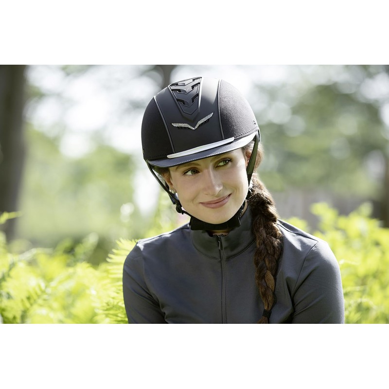 HKM Elegance Riding Helmets Dark Blue S/M 49-52 cm
