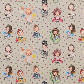 Kt KILOtela - Patchwork Fabric Digital Print 100% Cotton 100 cm Length x 140 cm Width for Women Multicoloured 0.5 Metres