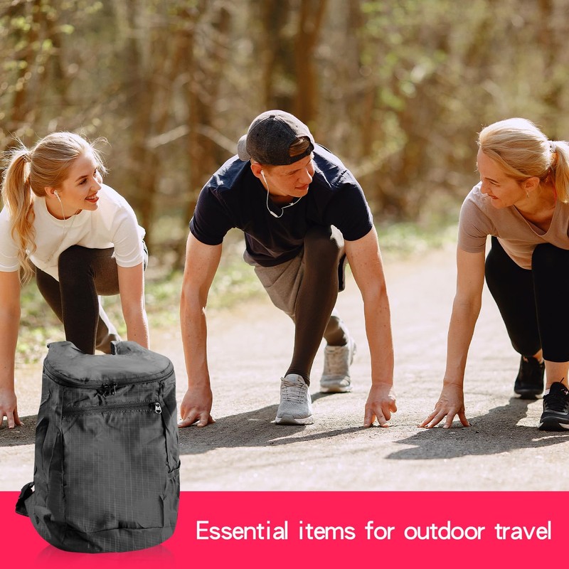 Luckious Small Lightweight Backpack - Foldable Waterproof Rucksack for Women