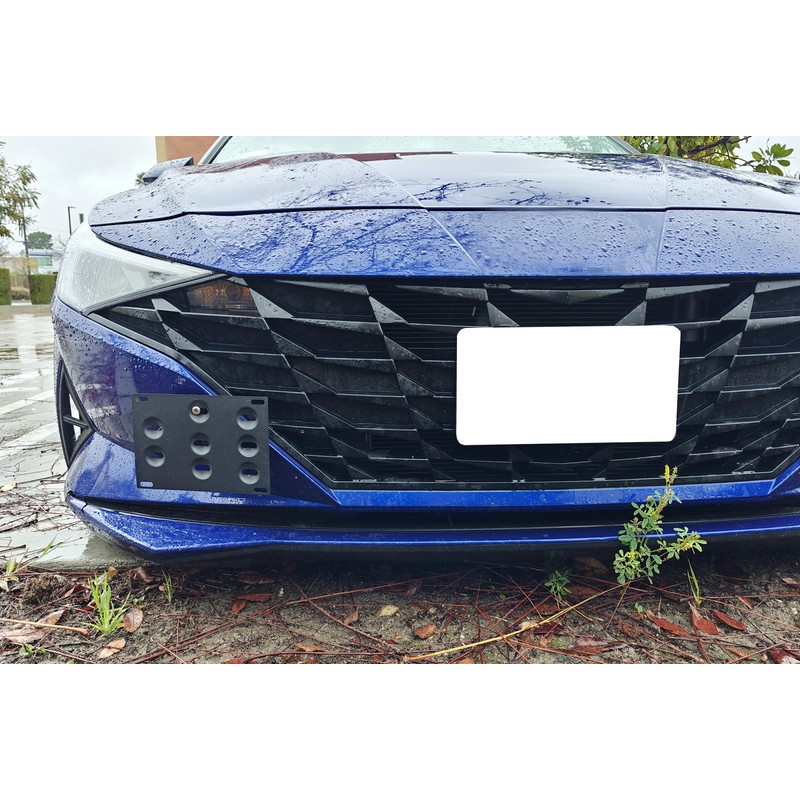 iJDMTOY No Drill Front Bumper Tow Hook License Plate Mounting