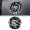 BLAKAYA Compatible with Engine Start Stop Button Sticker Carbon Fiber